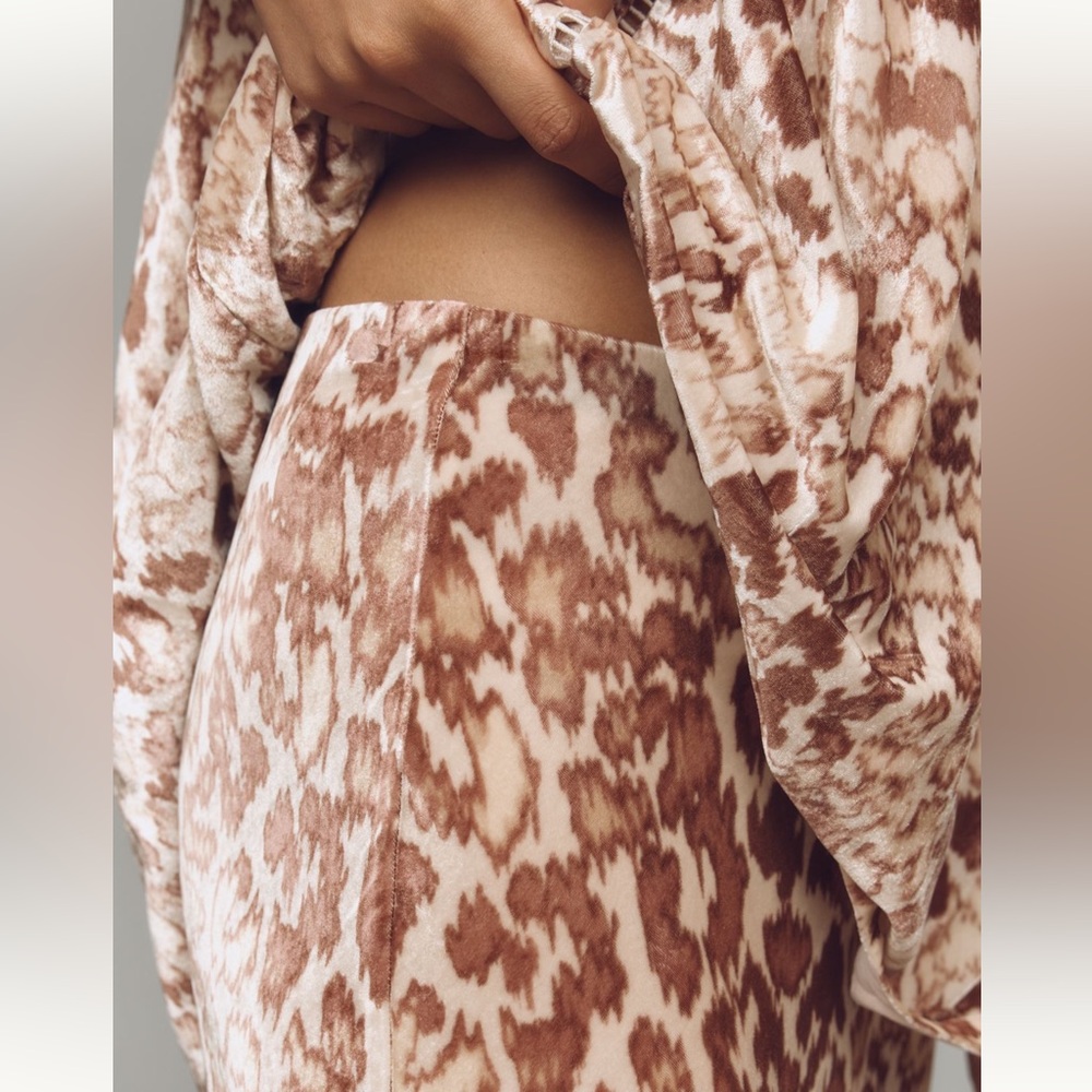 *Anthropologie The Tilda Maxi Slip Skirt: Velvet Edition - Picture 3 of 5